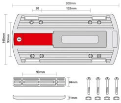 Adaptateur Pour Porte-bagages KLICKfix -Vélos Promotion Boutique Rixen Kaul KLICKfix GepA cktrA geradapter 0208 d