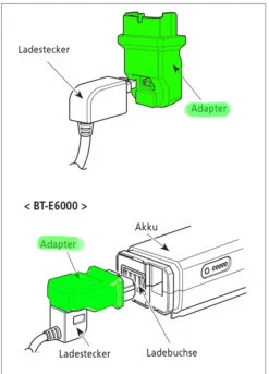 Shimano Adaptateur De Prise STEPS Pour Le Chargeur EC-E6000/6002 -Vélos Promotion Boutique Shimano Steckeradapter fur Steps Ladegerat EC E6000 6002 Y79N00010 b